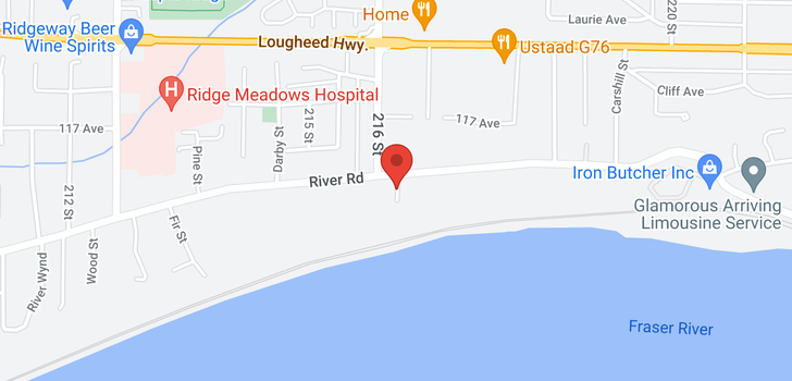 map of 21616 RIVER ROAD